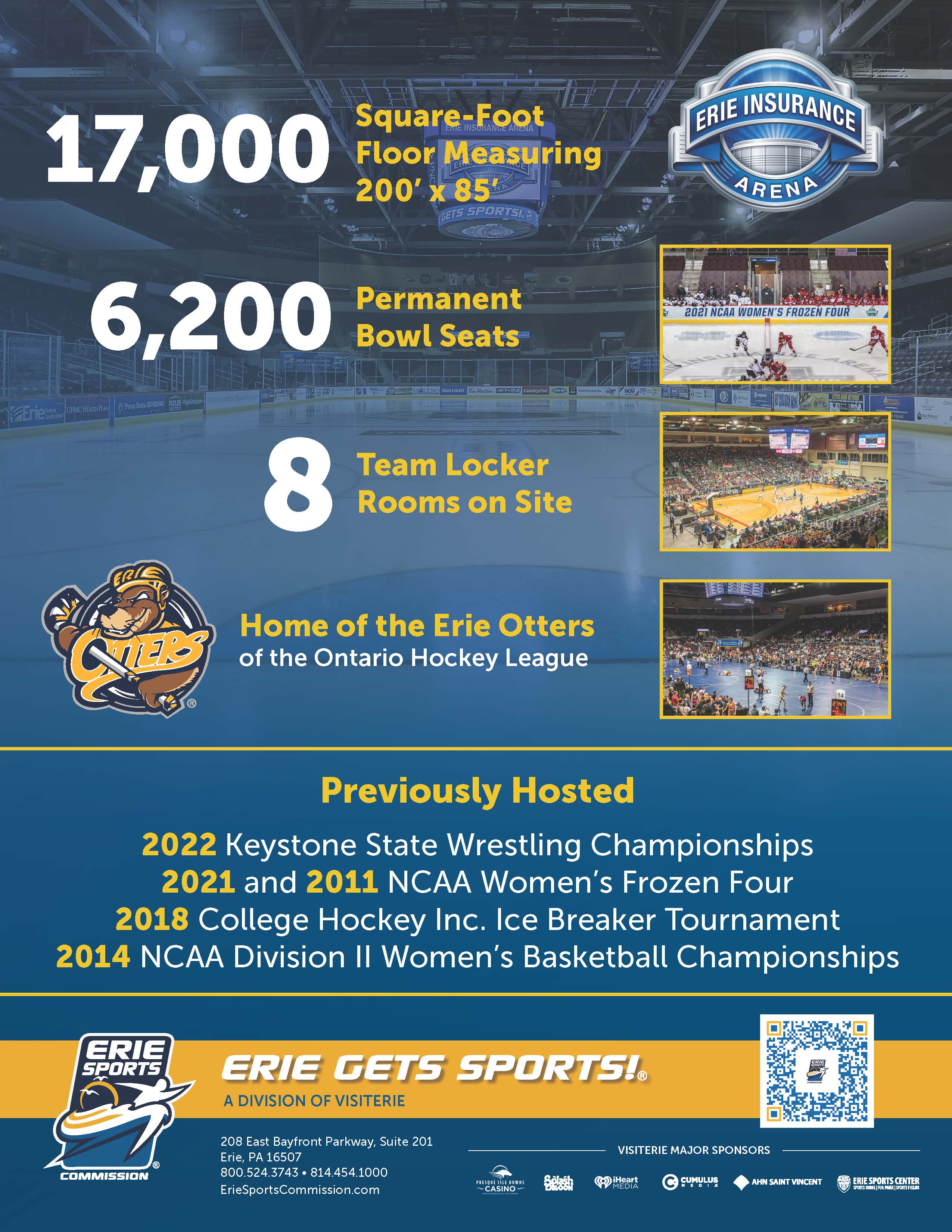 Infographic Erie Insurance Arena